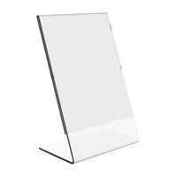Acrylic Slant Back Sign Holder