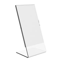 Acrylic Slant Back Sign Holder