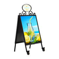 Antique A-Board “with Snap Frame”