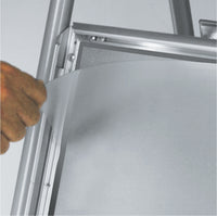 “Basic” Steel A Board with Snap Frame