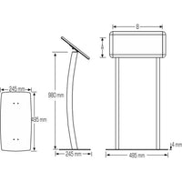 Bended Menuboard