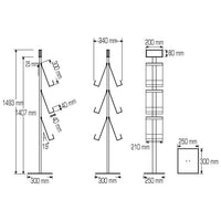 Brochure Stand “Pyramid”