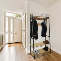 Entryway Coat Rack with Shoe Storage “Carri”