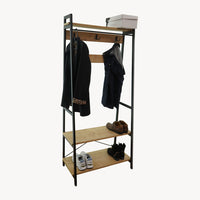 Entryway Coat Rack with Shoe Storage “Carri”
