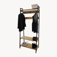 Entryway Coat Rack with Shoe Storage “Carri”
