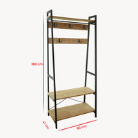 Entryway Coat Rack with Shoe Storage “Carri”