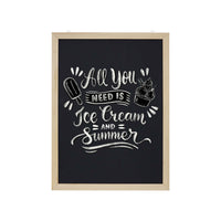 Chalk Wooden Frame