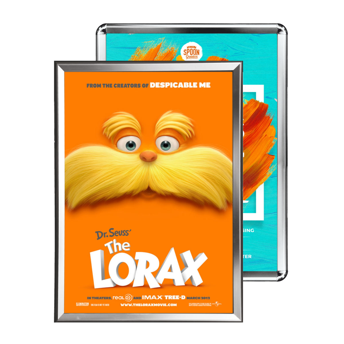 Chrome Poster Frame – 32 mm