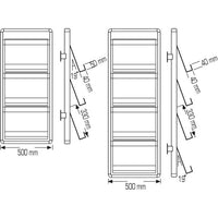 Classic Brochure Stand “Wall Mounted”