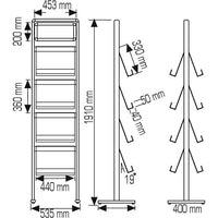 Classic Brochure Stand “with Snap Frame Header”