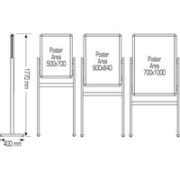 Classic Poster Stand “Semi”