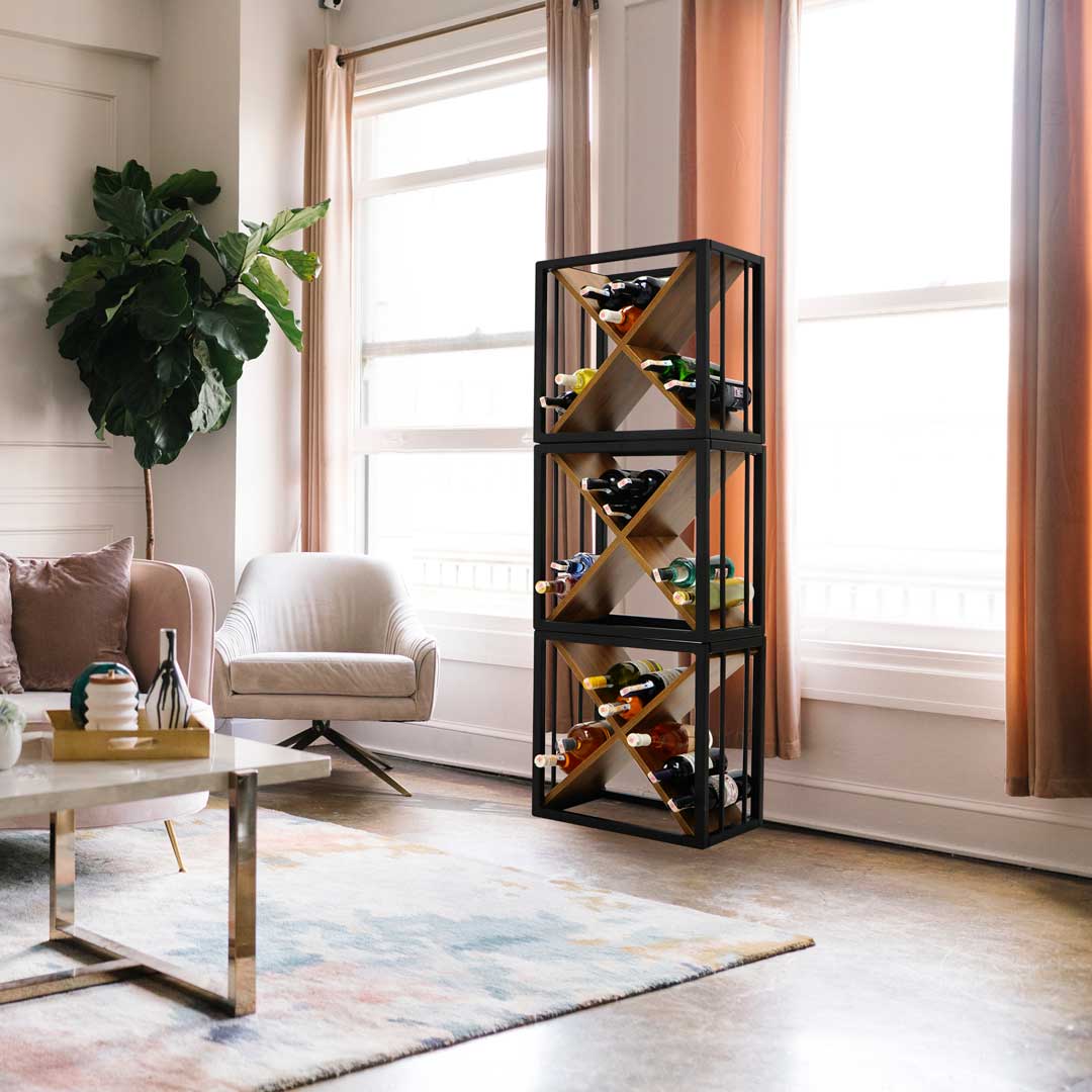 Modular Wine Rack “Cubic”