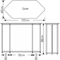 Folding Counter “Hexagonal”