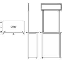 Folding Counter with Snap Frames