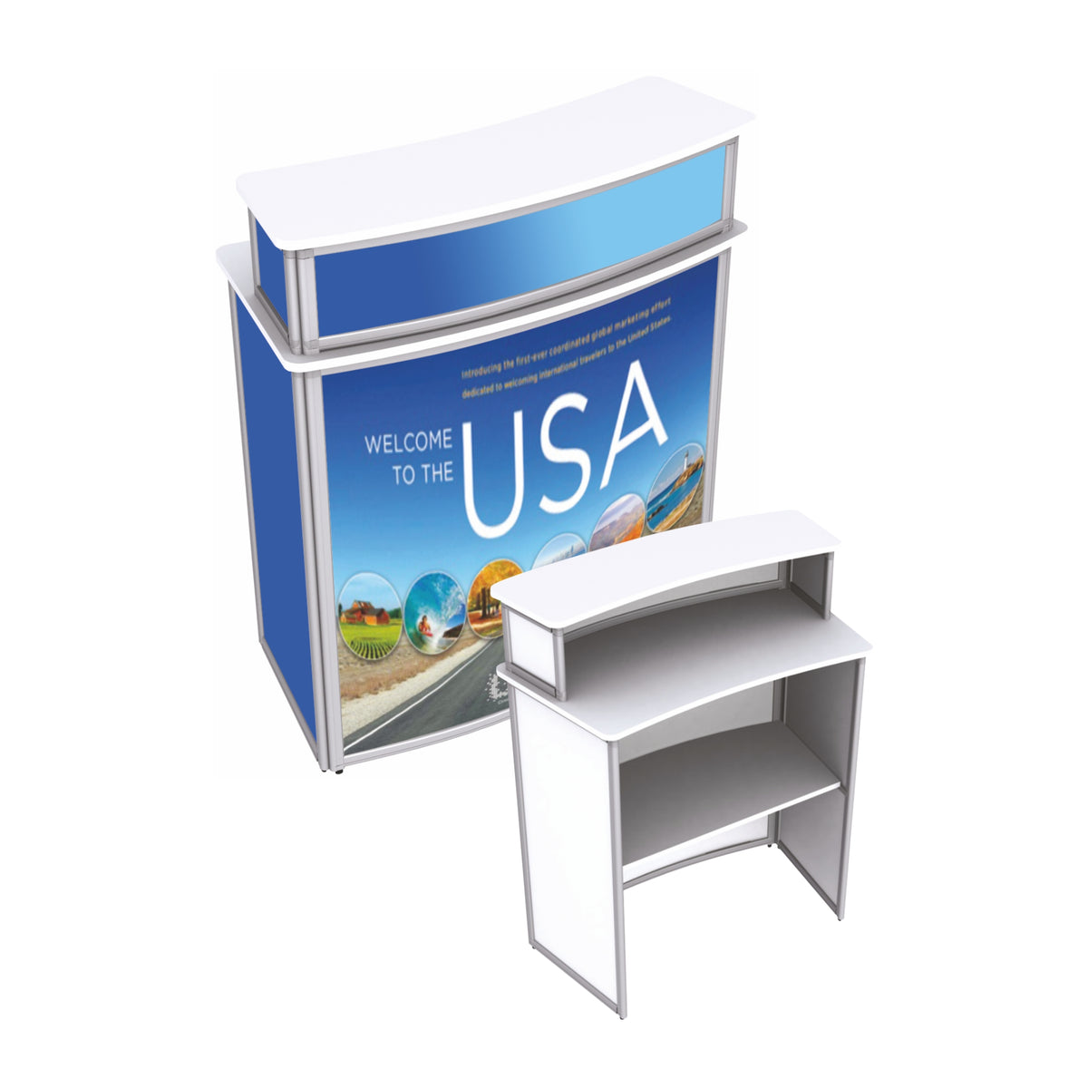 Folding Double Counter “Oval”