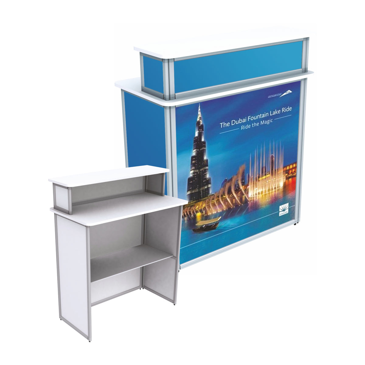 Folding Double Counter “Straight”