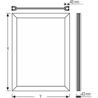 Led Frame – 46 mm Double Sided