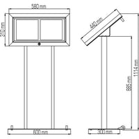 Lockable Menuboard “LED”