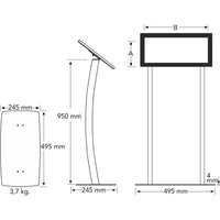 Magnetic Curve LED Menuboard