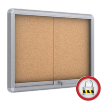 MAXI Roller Sliding Doors Notice Board “Cork”