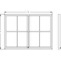 MIDI Sliding Doors Noticeboard “Magnetic”
