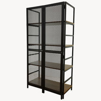 Folding Wooden Shelving Unit “Mocha”