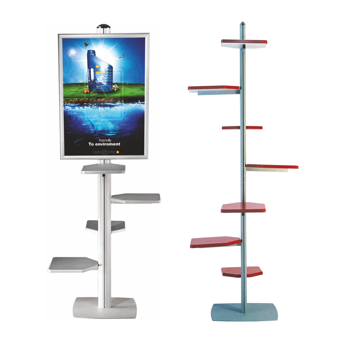 Multi Display with Display Shelves