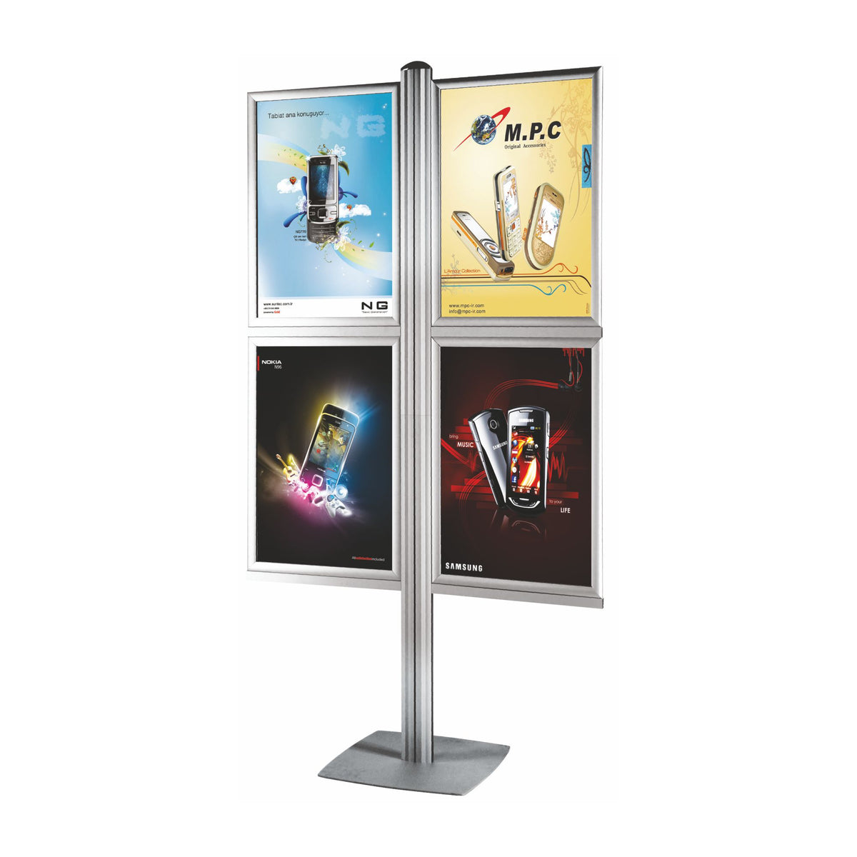 Multi Display with Slide in Frames