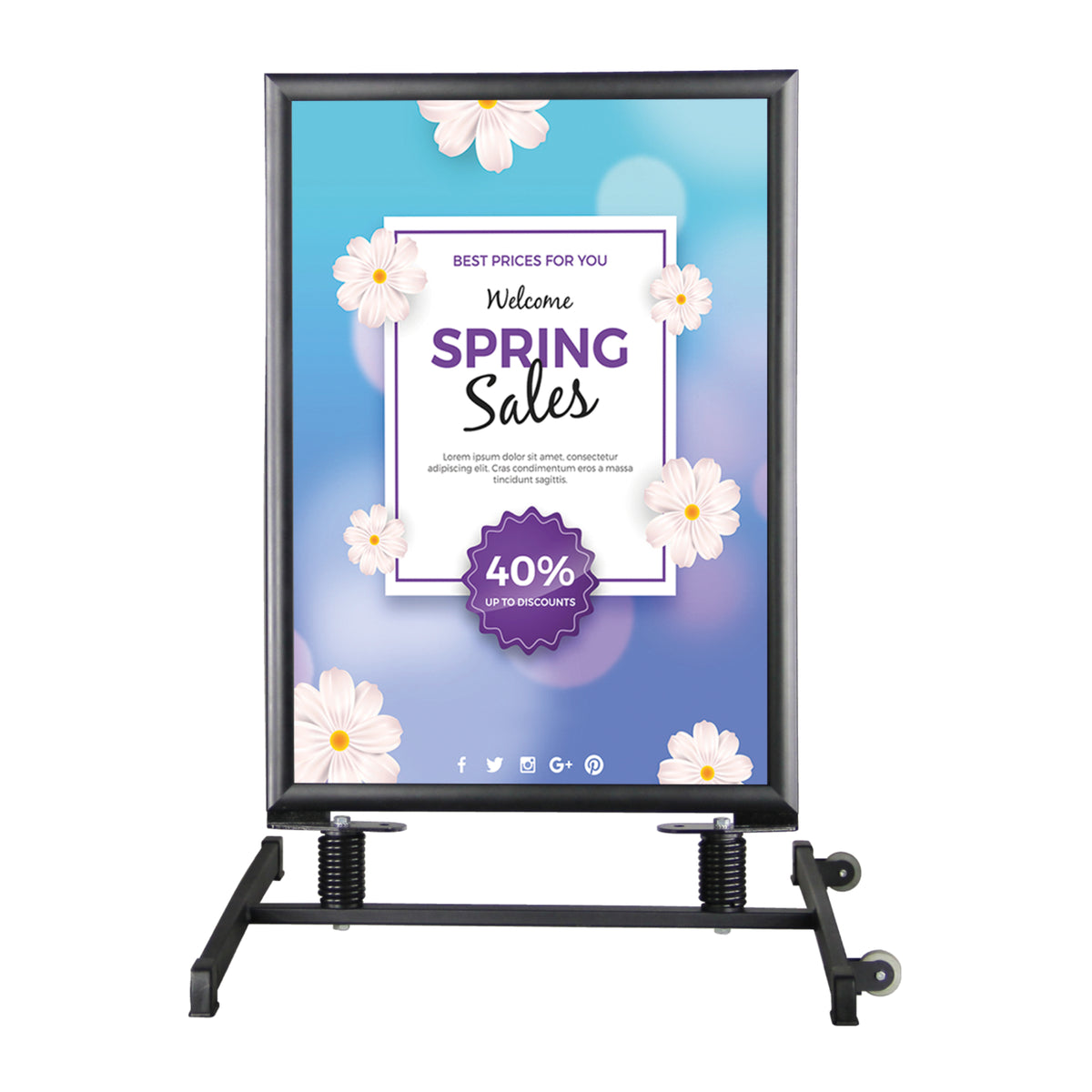 Poster Swing “with Rollers”