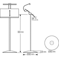 Ringbinder Information Stand “with Light”