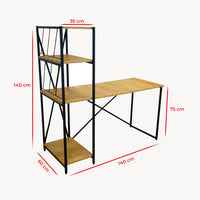 Desk With Shelves “Simplex”