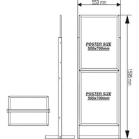 Slide in Stand “Quadratic”