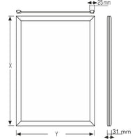 Slim Led Frame – 25 mm Double Sided