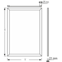 Slim Led Frame – 25 mm Single Sided