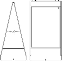 Steel A Board “Flat”