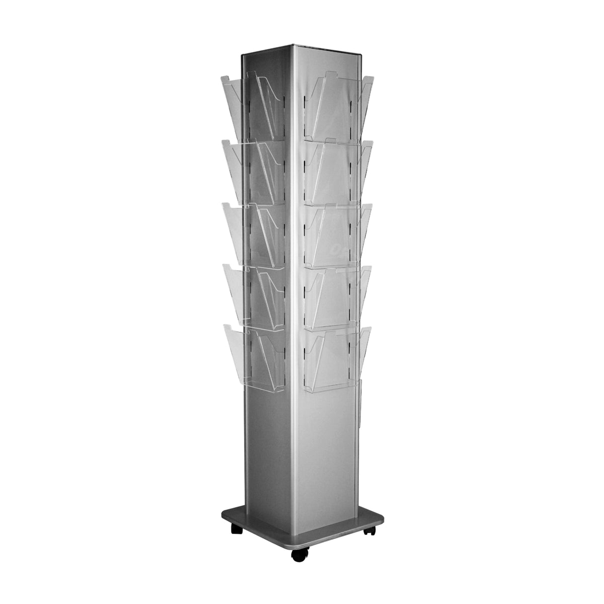 Totem Brochure Holder – 4 Sided