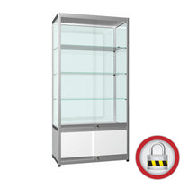 Tower Showcase “Sliding Doors with Storage”