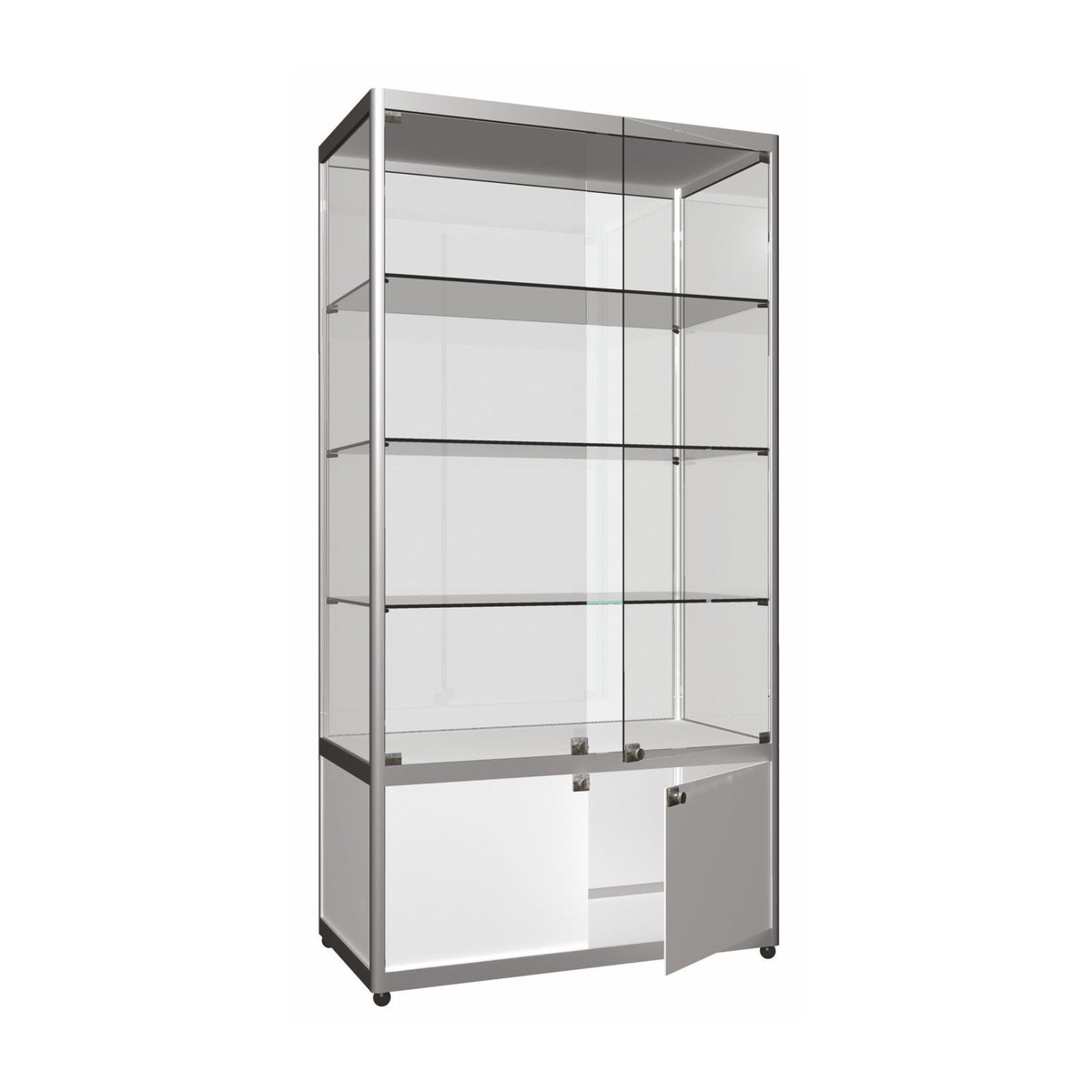 Tower Showcase “Wide – with Storage”