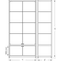 Tower Showcase “Wide – with Storage”