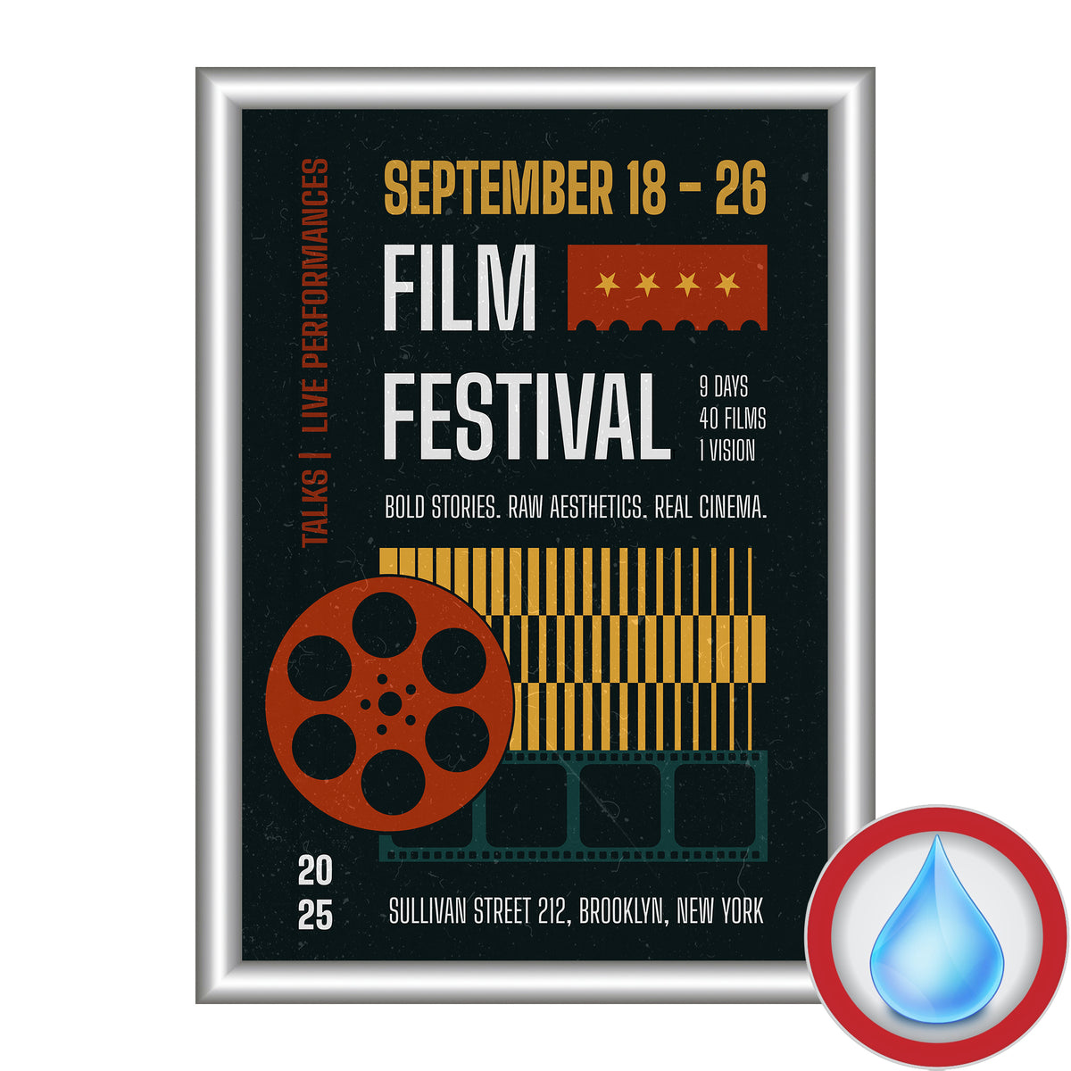 Water Resistant Snap Frame – 35 mm