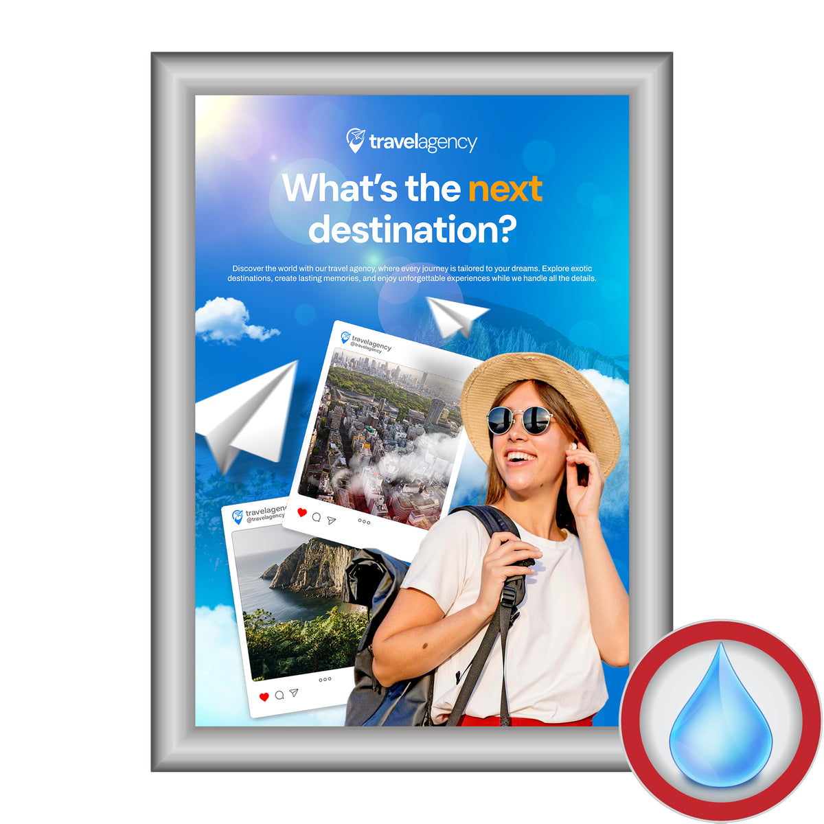 Water Resistant Snap Frame – 46 mm